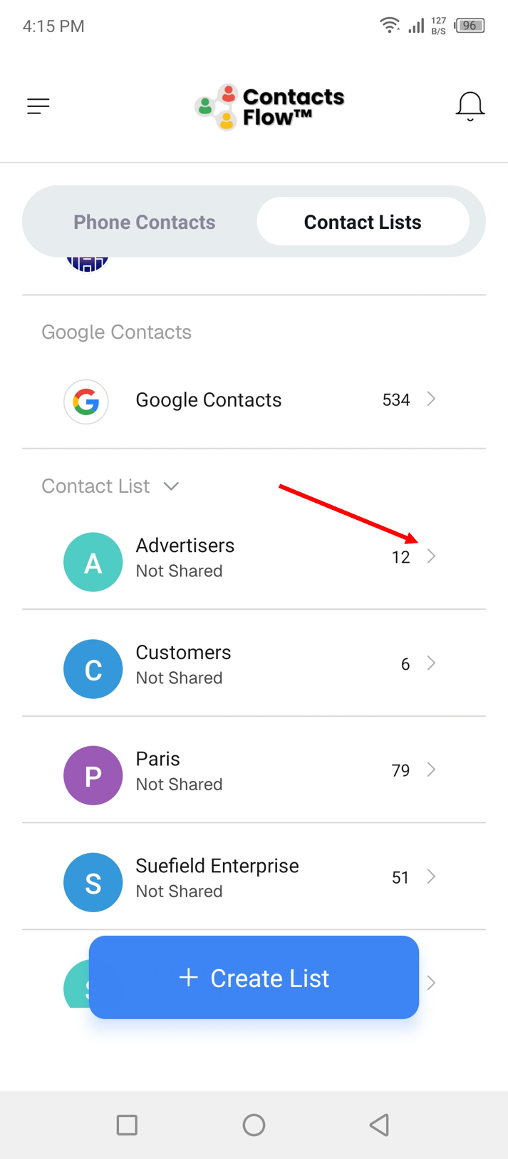 How to Share Google Contacts Using the Android Mobile App - Tutorial