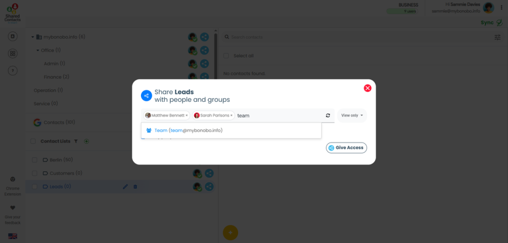 Create and Share Labels in ContactsFlow™ (formerly Shared Contacts for ...